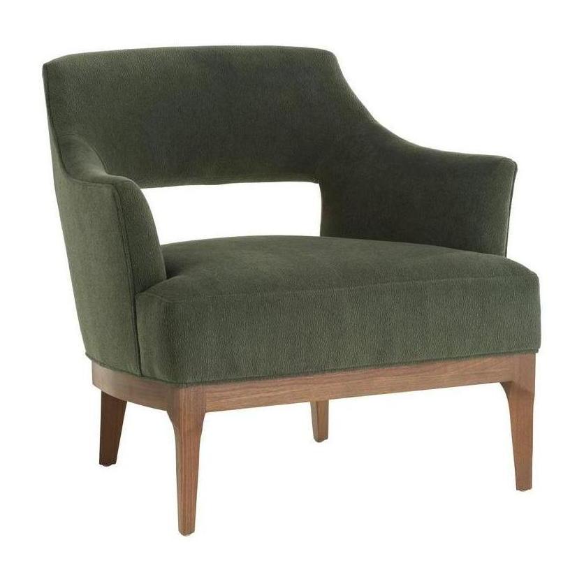 Arteriors Laurette Chair Pine Performance Chenille