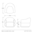 Arteriors Alexandra Swivel Chair