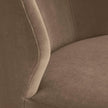 Arteriors Cocoa Velvet Poppy Swivel Chair
