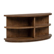 Magnussen Home Oswald Brown Demilune Sofa Table