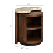 Magnussen Home Mcpherson Burnt Umber End Table