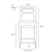 Arteriors Thaden Counter Stool
