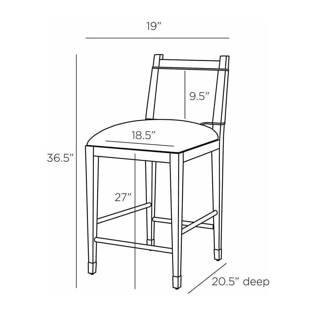 Arteriors Burdock Counter Stool