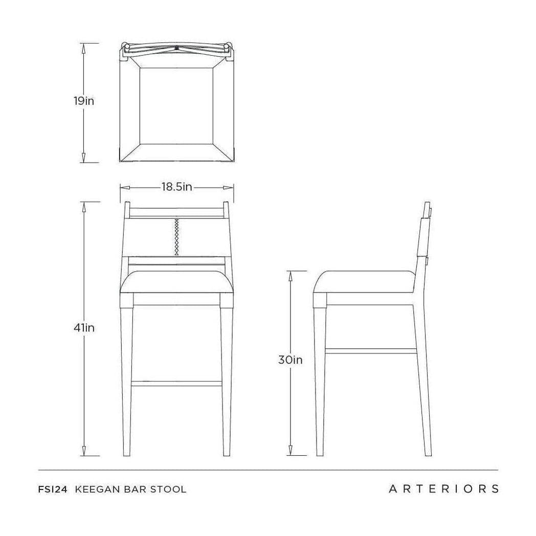 Arteriors Keegan Bar Stool