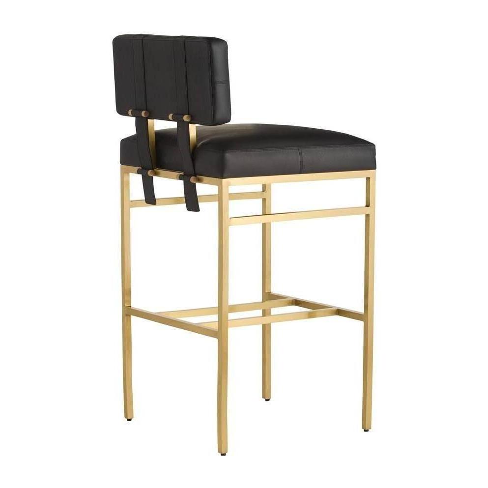 Arteriors Laney Leather Bar Stool