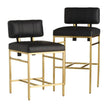 Arteriors Laney Leather Bar Stool