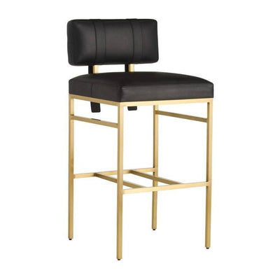 Arteriors Laney Leather Bar Stool