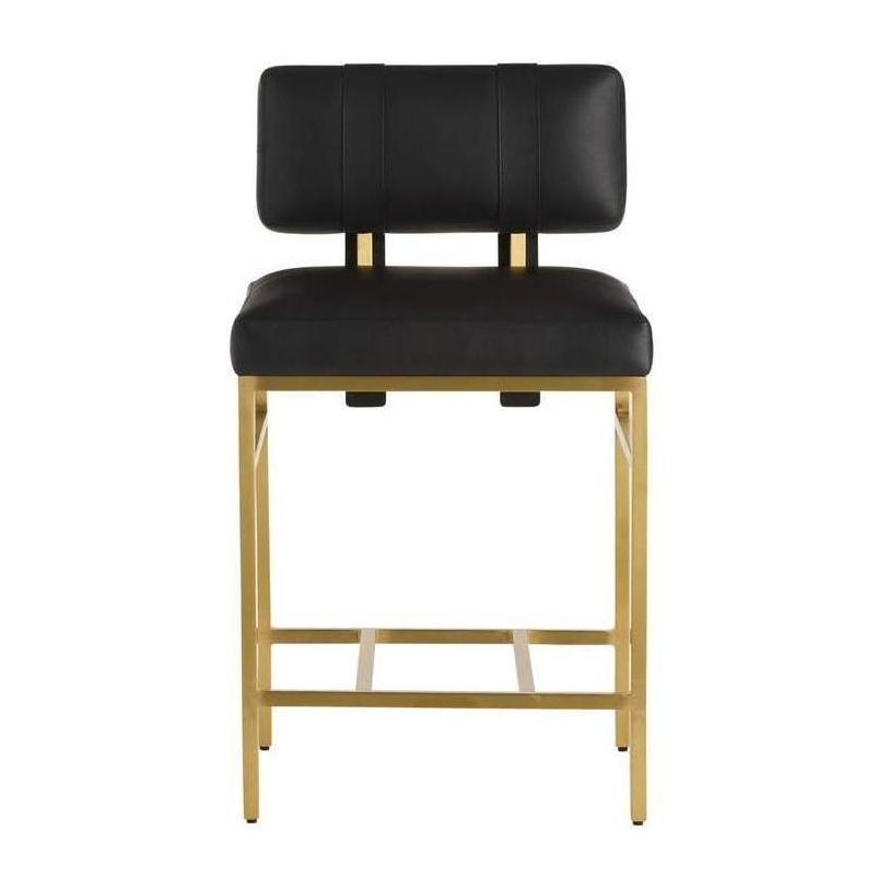 Arteriors Laney Leather Counter Stool