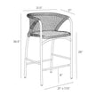 Arteriors Enzo Outdoor Counter Stool