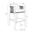 Arteriors Estes Outdoor Bar Stool