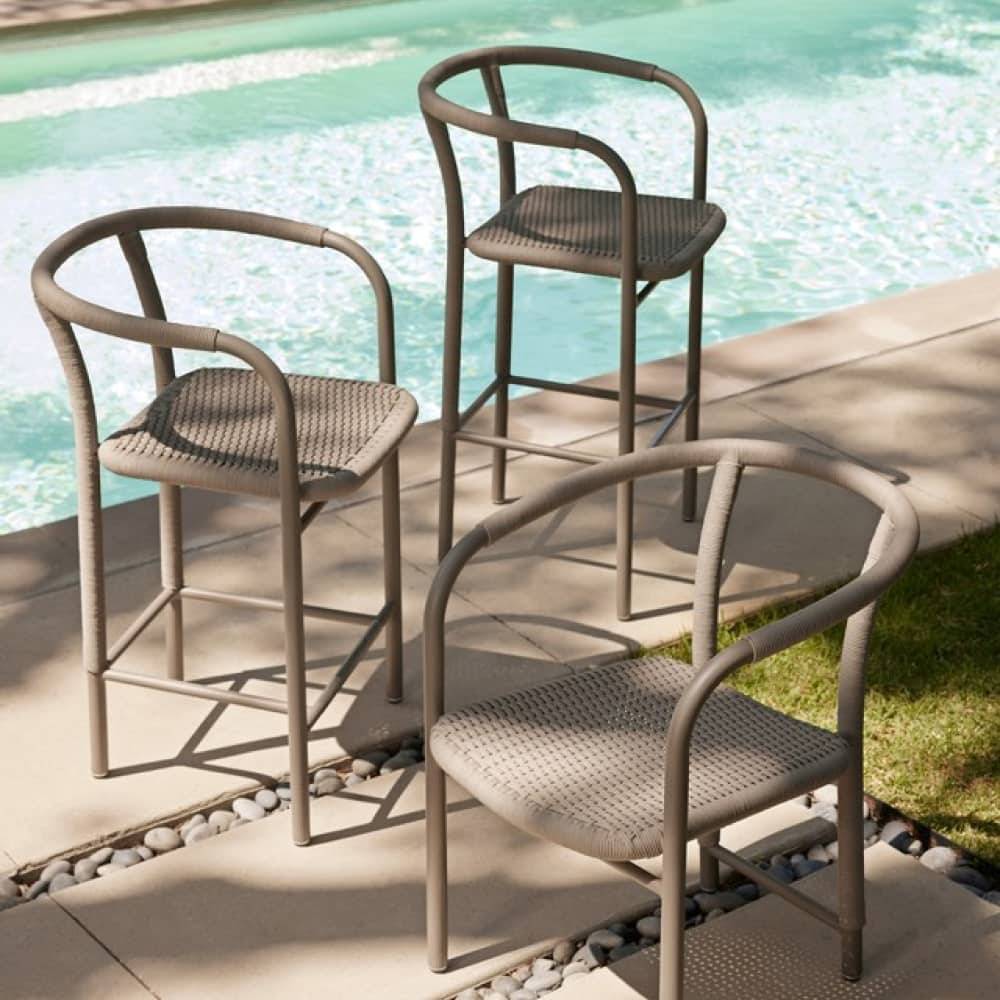 Arteriors Feller Outdoor Counter Stool