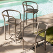 Arteriors Feller Outdoor Bar Stool