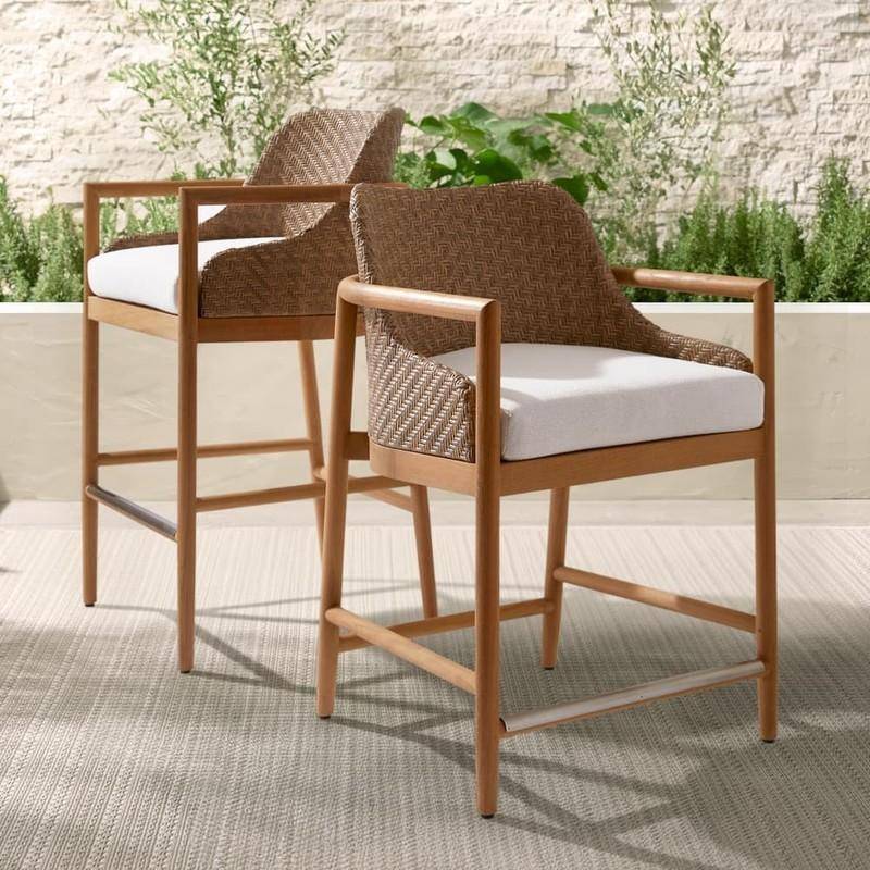 Arteriors Chilton Outdoor Counter Stool