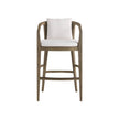 Arteriors Sobek Textured Back Outdoor Bar Stool