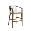 Arteriors Sobek Textured Back Outdoor Bar Stool
