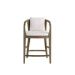 Arteriors Sobek Textured Back Outdoor Counter Stool
