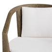 Arteriors Sobek Textured Back Outdoor Counter Stool