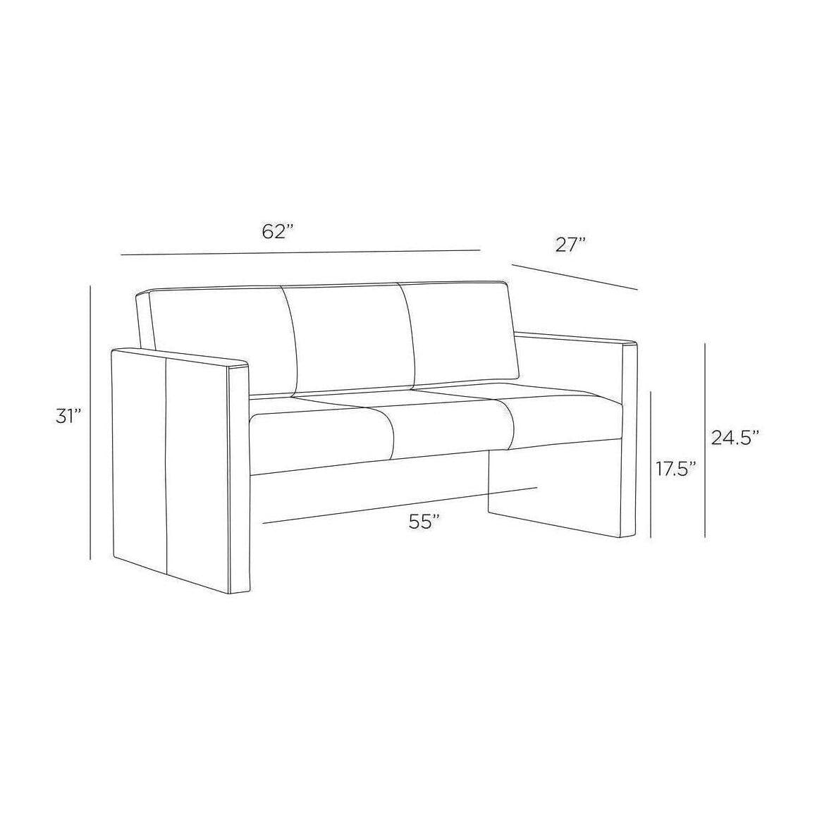 Arteriors Haylock Settee Clearance