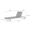 Arteriors Daytona Outdoor Chaise