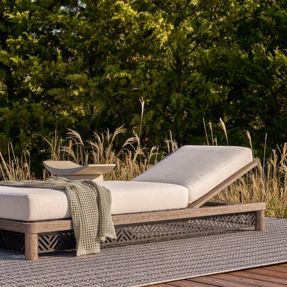 Arteriors Emoto Outdoor Chaise