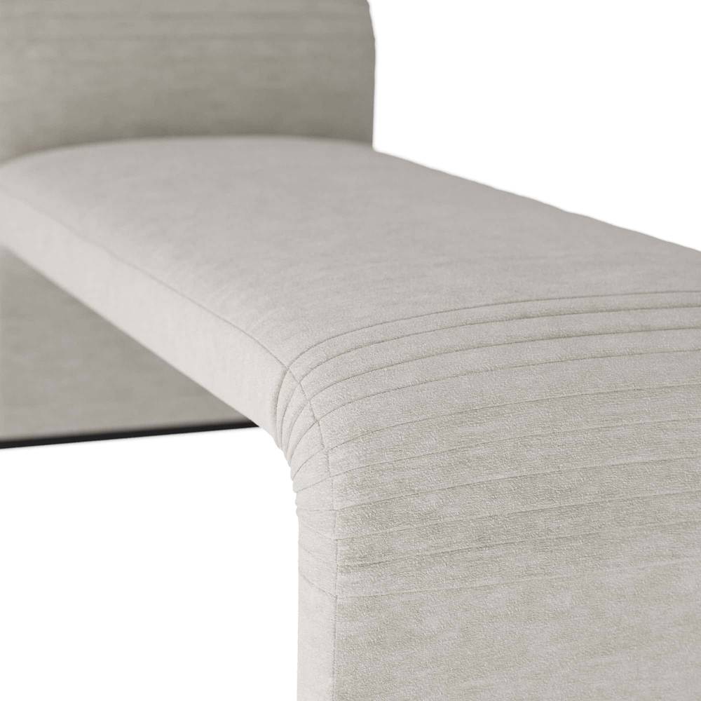 Arteriors Weaver Chaise Polar Bouclé Clearance