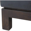 Arteriors Edmond Chaise Ink Leather