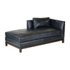 Arteriors Edmond Chaise Ink Leather