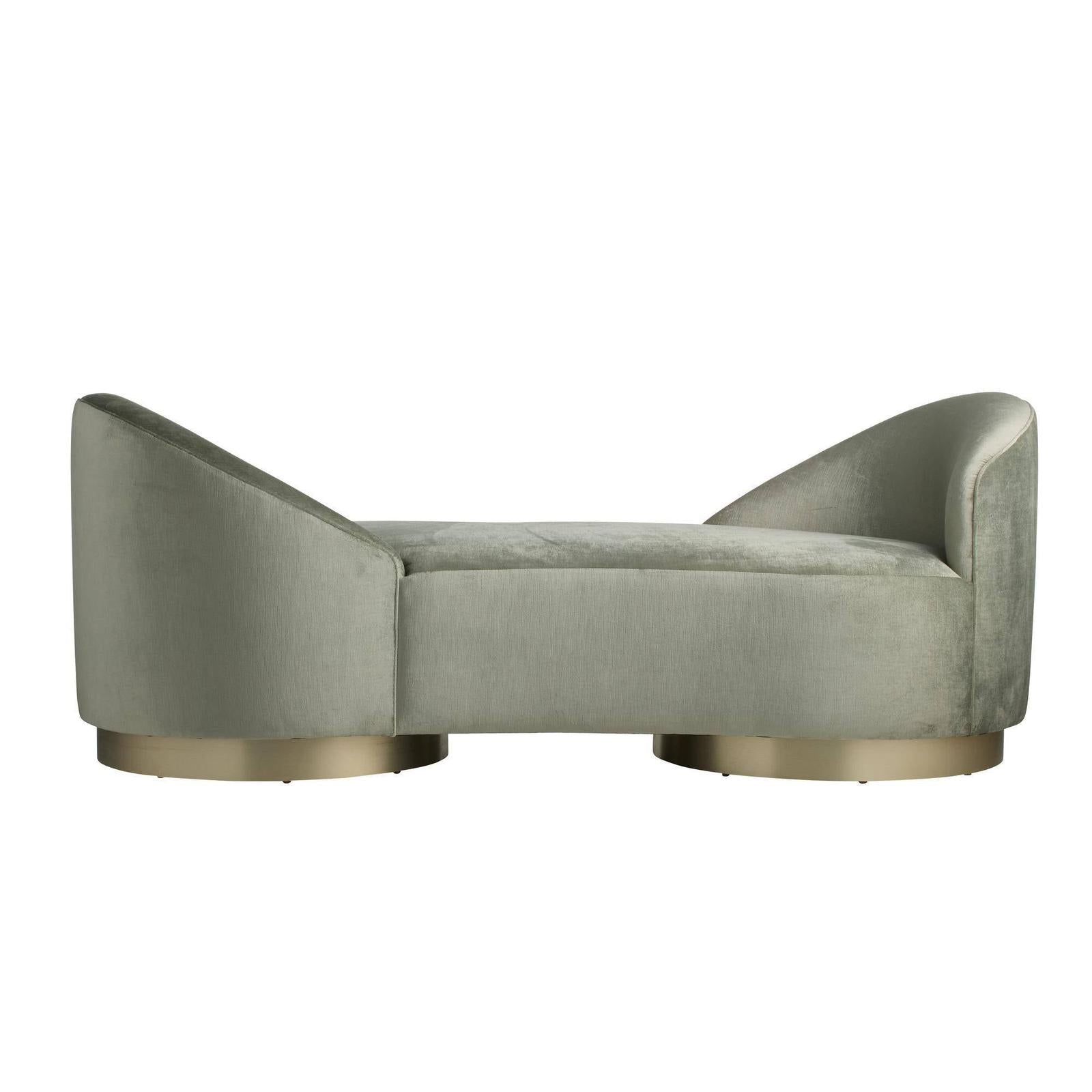 Arteriors Sage Velvet Selene Chaise