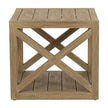 Sunset West Coastal Teak X End Table