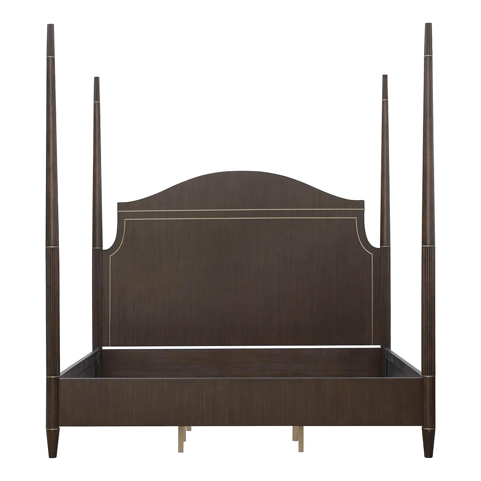 Pulaski Furniture Asher Park Piano Brown Poster Bed