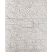 Feizy Whitton 8894F Modern Abstract Rug in Ivory/Gray