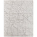 Feizy Whitton 8894F Modern Abstract Rug in Ivory/Gray