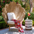 Belda Striped Outdoor Stool
