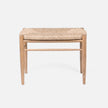 Colwyn Woven Rush Bench