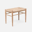 Colwyn Woven Rush Bench