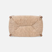 Colwyn Woven Rush Bench
