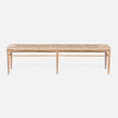 Colwyn Woven Rush Bench