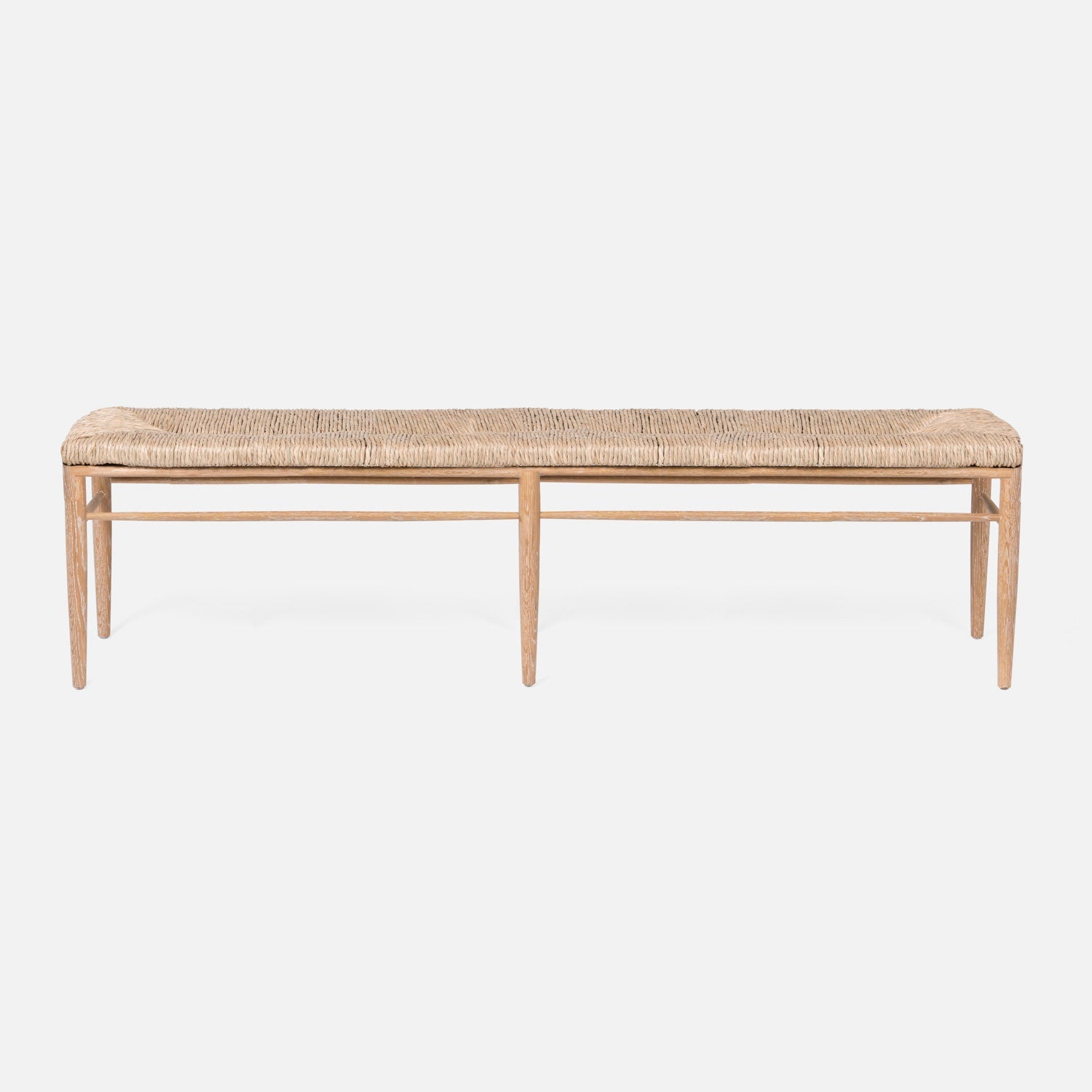 Colwyn Woven Rush Bench