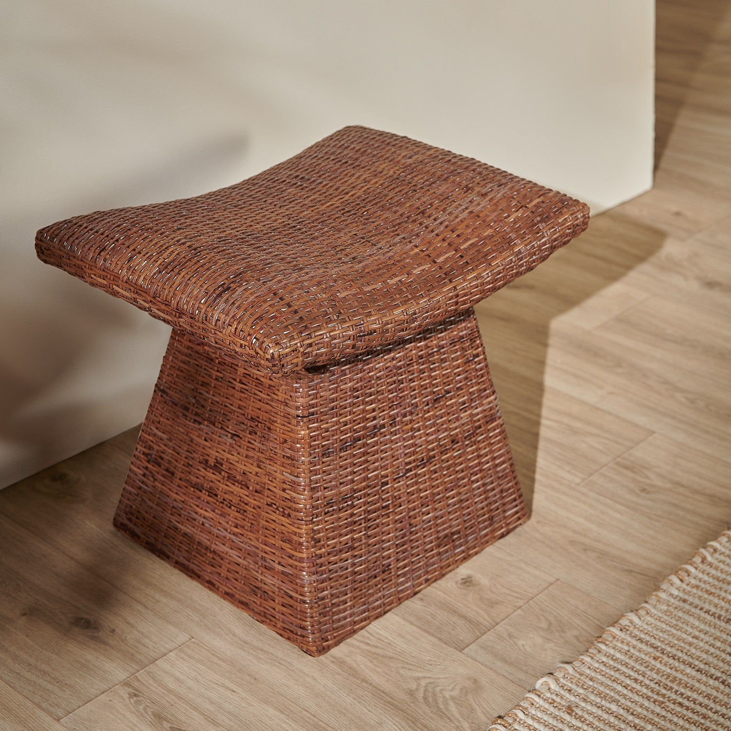 Connie Natural Rattan Bench