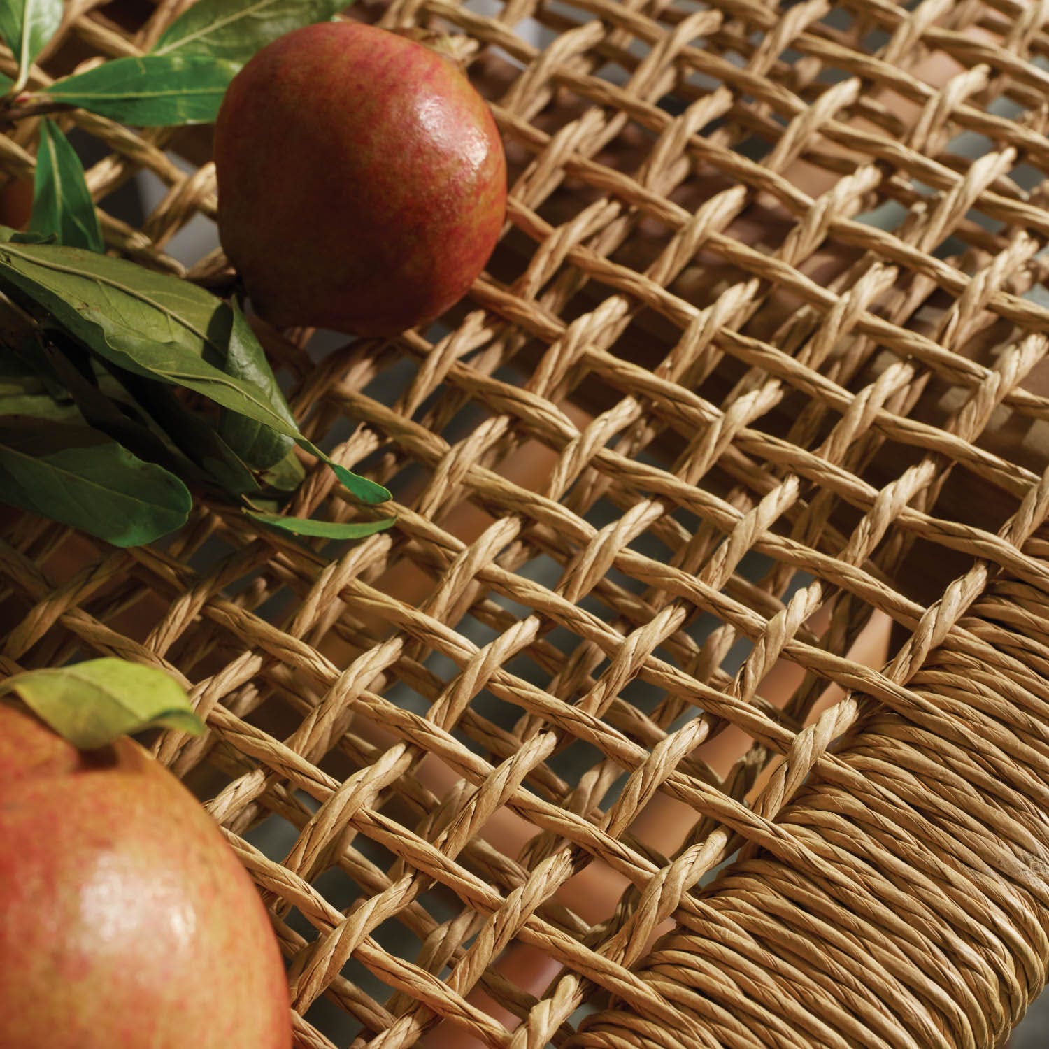 Corenne Handwoven Teak Accent Bench