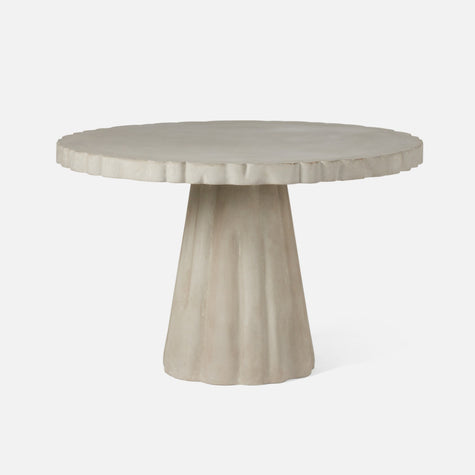 Grady Round Scalloped Dining Table