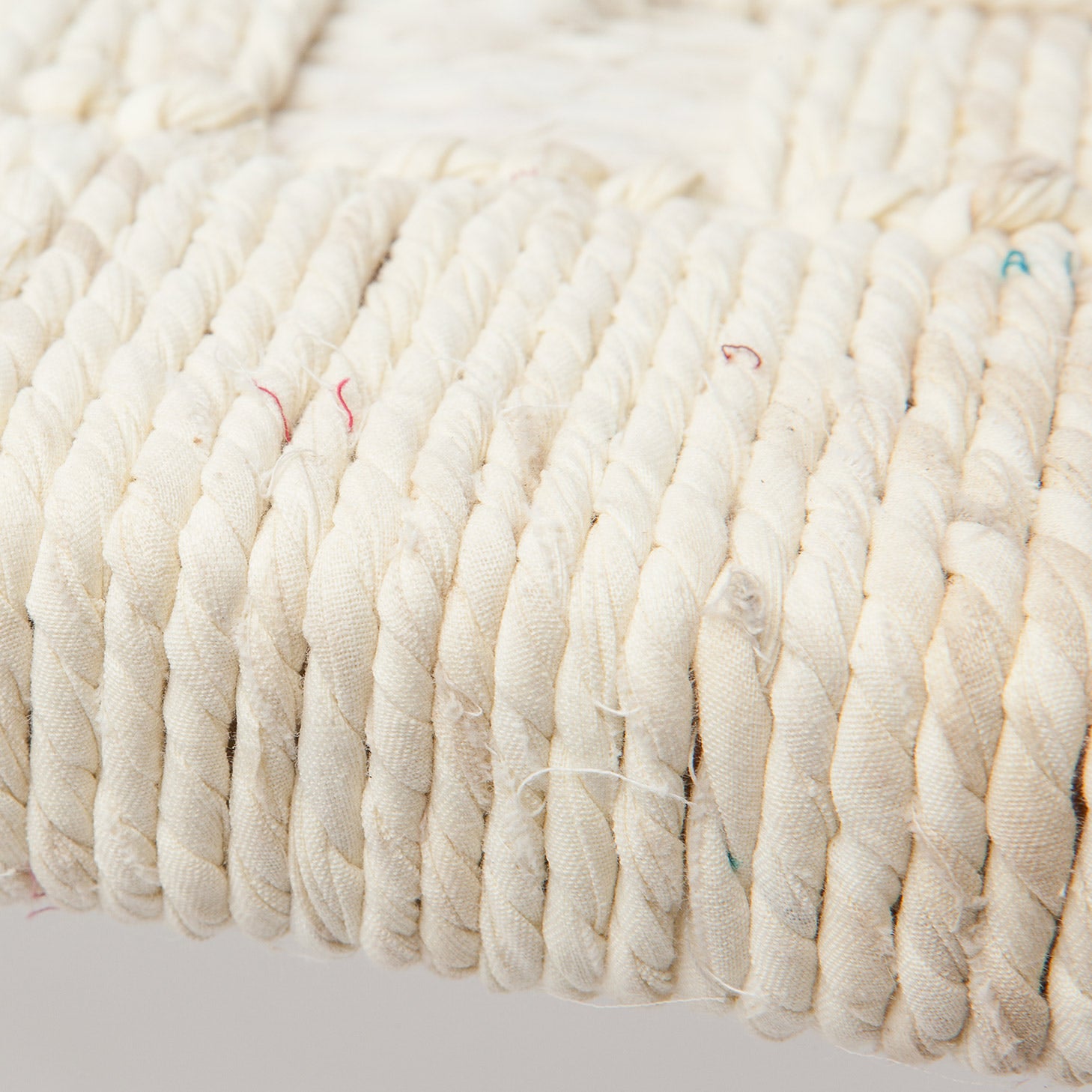 Nico White Fabric Bench
