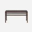Percy Full-Grain Leather Bench
