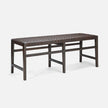 Percy Full-Grain Leather Bench