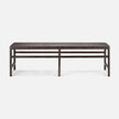 Percy Full-Grain Leather Bench