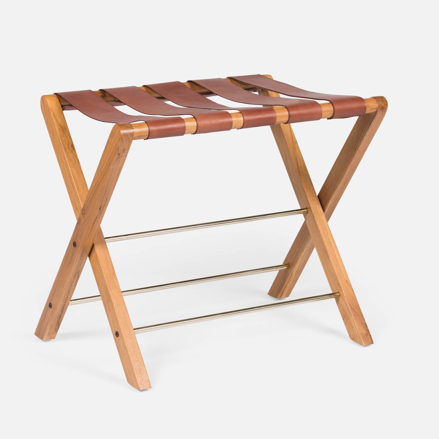 Made Goods Walvia Wood Folding Luggage Rack