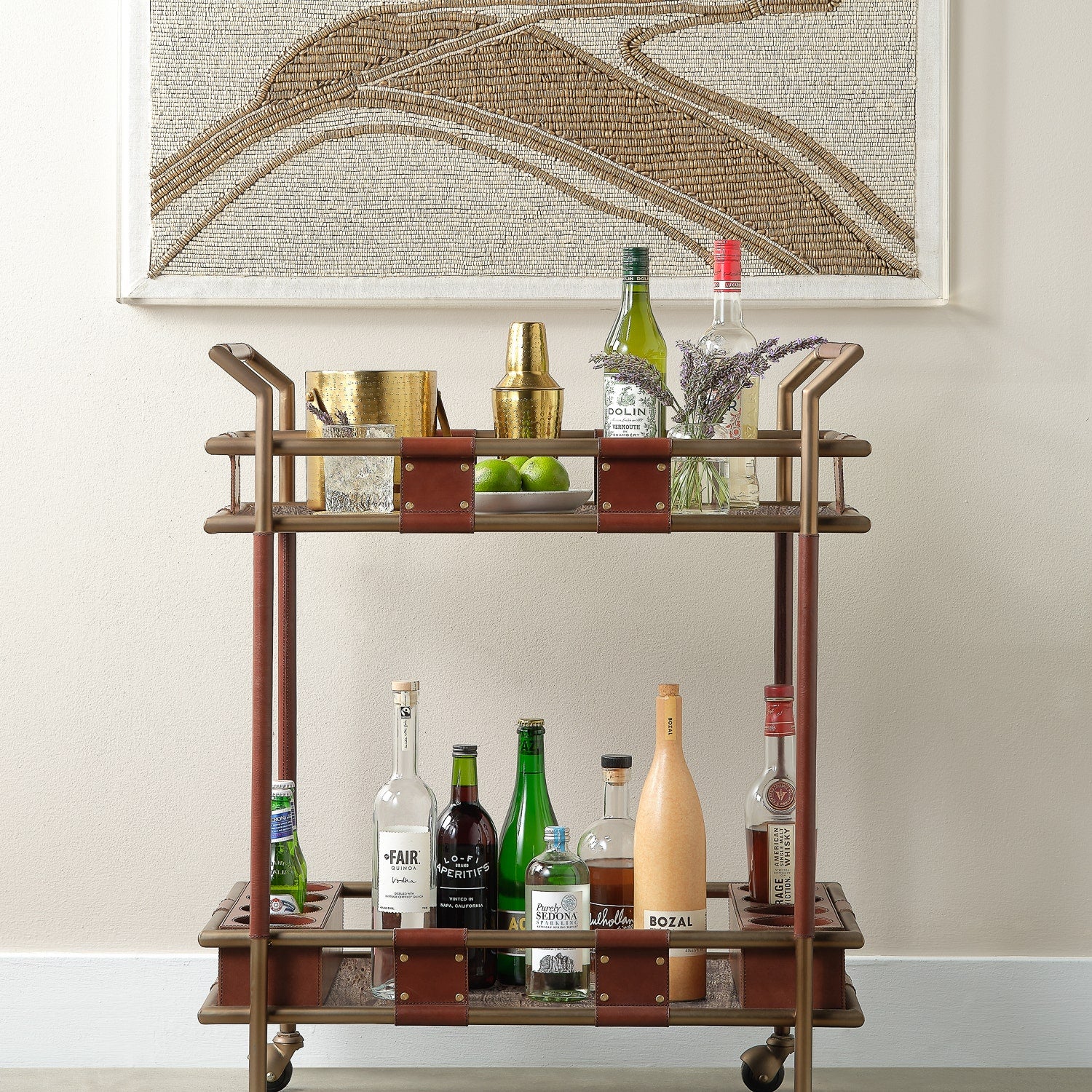 Made Goods Waylon Bar Cart