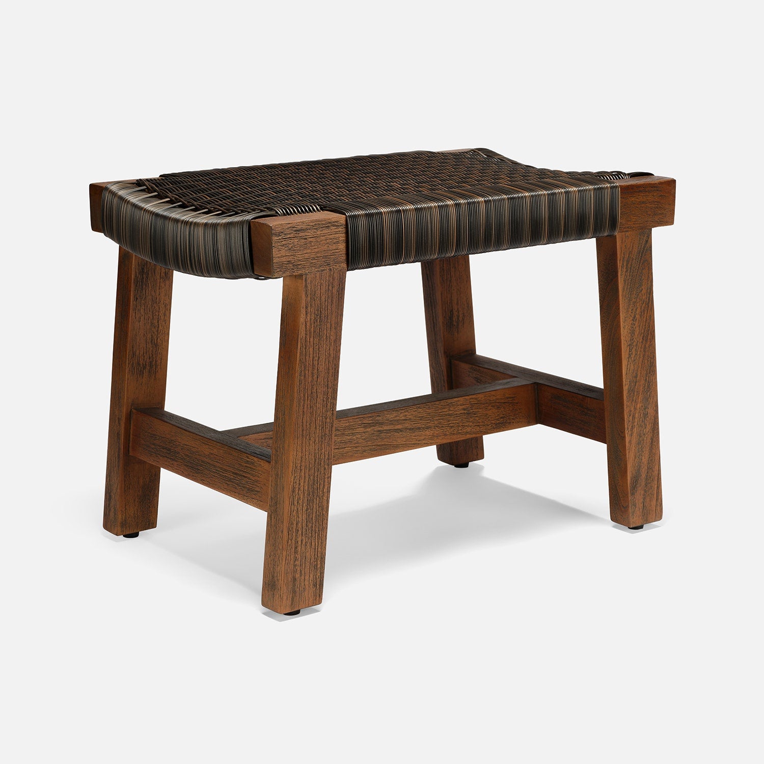 Wentworth Faux Rattan Bench