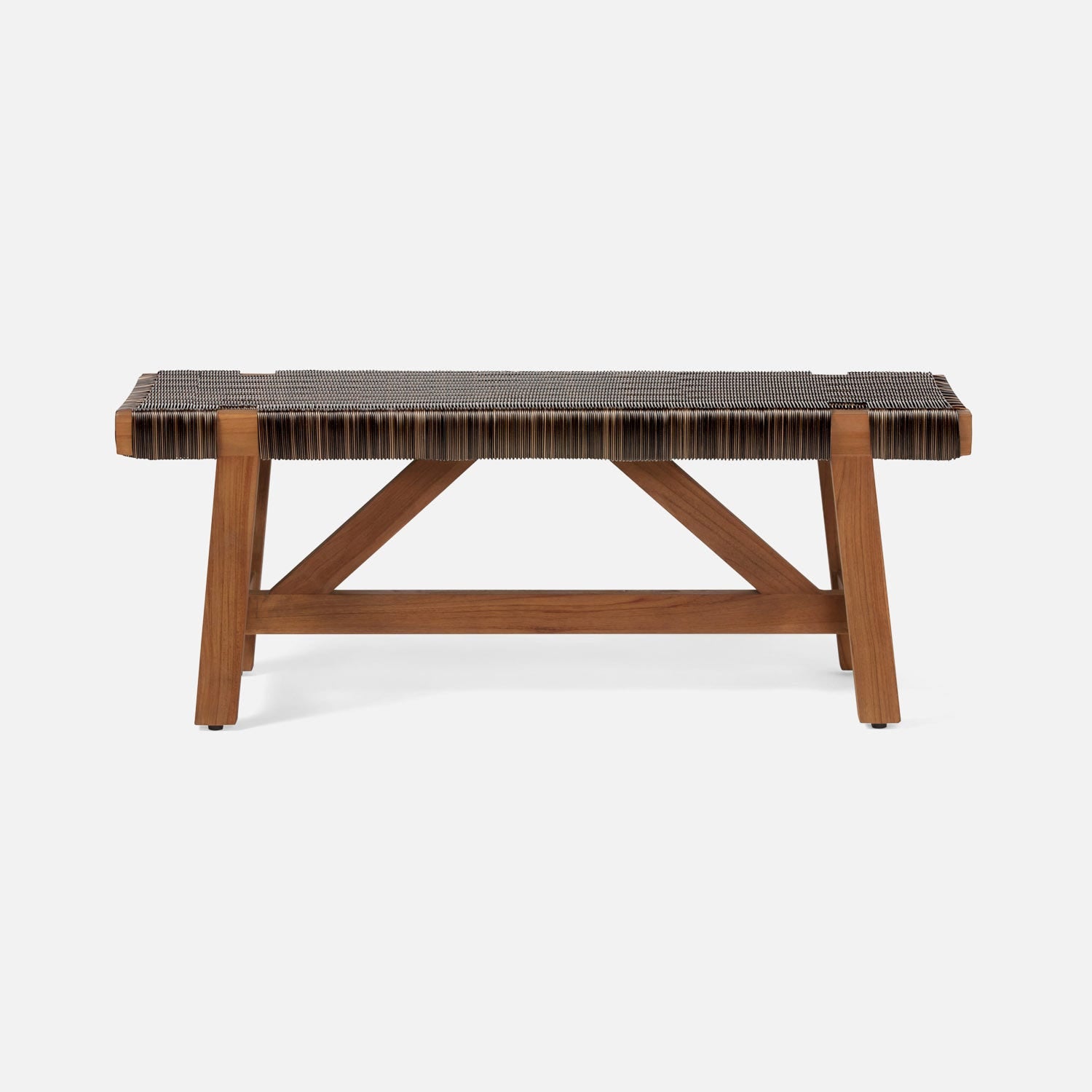 Wentworth Faux Rattan Bench