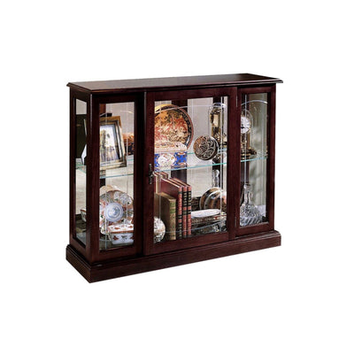 Pulaski Furniture PFC Curios Lighted Curio 1 Shelf Console Cabinet